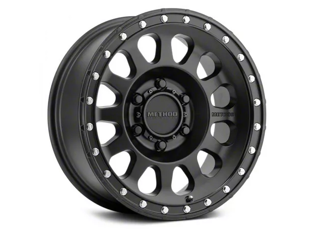 Method Race Wheels MR315 Matte Black 8-Lug Wheel; 18x9; 18mm Offset (23-24 F-350 Super Duty SRW)