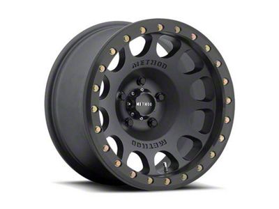 Method Race Wheels MR105 Beadlock Matte Black 6-Lug Wheel; 17x8.5; 0mm Offset (24-25 Ranger)