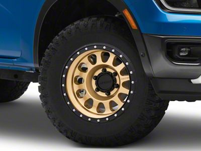 Method Race Wheels MR315 Gold 6-Lug Wheel; 17x8.5; 0mm Offset (24-25 Ranger)
