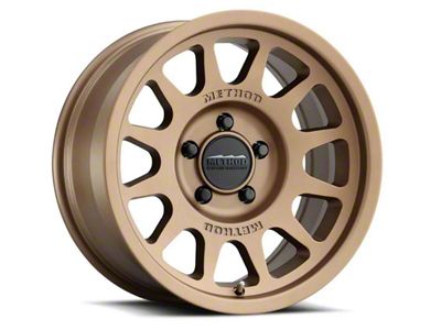 Method Race Wheels MR703 Bead Grip Bronze 6-Lug Wheel; 17x9; -12mm Offset (24-25 Ranger)