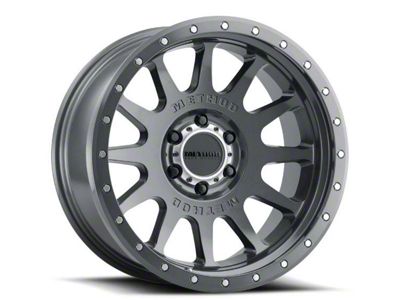 Method Race Wheels MR605 NV Gloss Titanium 8-Lug Wheel; 20x10; -24mm Offset (99-07 F-250 Super Duty)