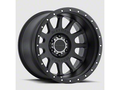 Method Race Wheels MR605 NV Matte Black 8-Lug Wheel; 20x9; -12mm Offset (99-07 F-350 Super Duty SRW)