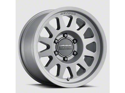 Method Race Wheels MR704 Bead Grip Titanium 8-Lug Wheel; 17x8.5; 0mm Offset (99-07 F-350 Super Duty SRW)