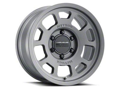 Method Race Wheels MR705 Bead Grip Titanium 8-Lug Wheel; 17x8.5; 0mm Offset (99-07 F-350 Super Duty SRW)