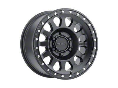 Method Race Wheels MR315 Matte Black 6-Lug Wheel; 17x8.5; 0mm Offset (99-06 Sierra 1500)
