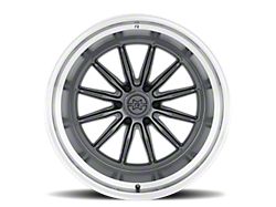 Method Race Wheels MR803 Gloss Titanium with Machined Lip 6-Lug Wheel; 20x12; -40mm Offset (99-06 Silverado 1500)