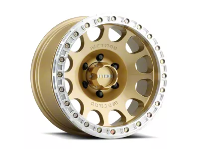 Method Race Wheels MR105 V3 Gold 6-Lug Wheel; 17x9; -38mm Offset (23-25 Canyon)