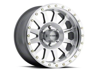 Method Race Wheels MR304 Double Standard Machined 6-Lug Wheel; 20x10; -18mm Offset (23-25 Canyon)