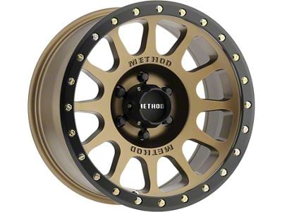 Method Race Wheels MR305 NV Bronze 6-Lug Wheel; 16x8; 0mm Offset (23-24 Canyon)