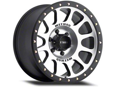 Method Race Wheels MR305 NV Matte Black Machined 6-Lug Wheel; 17x8.5; 0mm Offset (23-25 Canyon)