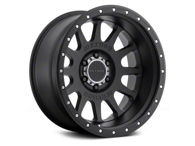 Colorado Method Rims Method Race Wheels Colorado MR605 NV Matte Black 6-Lug Wheel; 20x10 ...