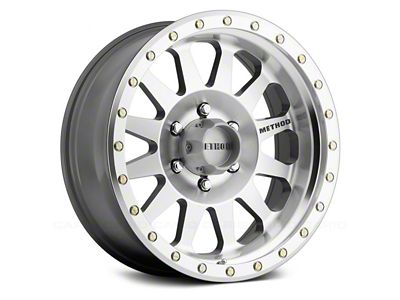 Method Race Wheels MR304 Double Standard Machined 5-Lug Wheel; 17x8.5; 0mm Offset (05-11 Dakota)