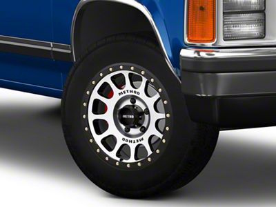 Method Race Wheels MR305 NV Matte Black Machined 5-Lug Wheel; 16x8; 0mm Offset (87-90 Dakota)