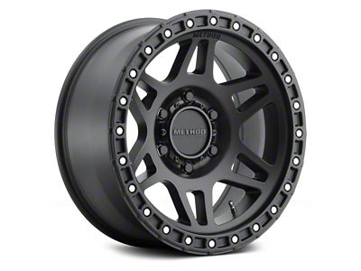 Method Race Wheels MR312 Matte Black 5-Lug Wheel; 17x8.5; 0mm Offset (05-11 Dakota)