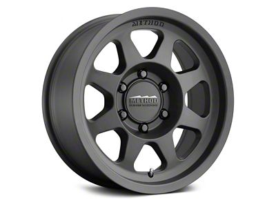 Method Race Wheels MR701 Bead Grip Matte Black 5-Lug Wheel; 17x8.5; 0mm Offset (05-11 Dakota)