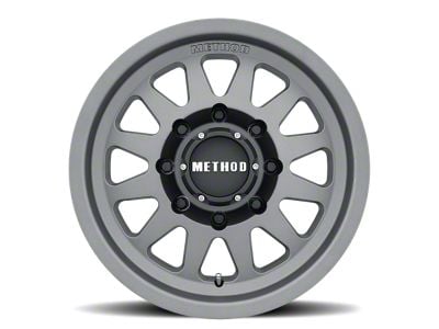 Method Race Wheels MR704 Bead Grip Titanium 8-Lug Wheel; 17x8.5; 0mm Offset (23-25 F-250 Super Duty)