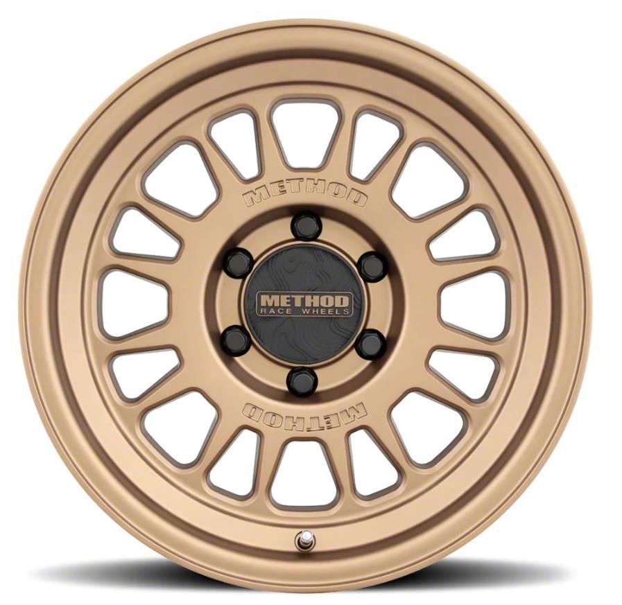 Method Race Wheels F-350 Super Duty MR318 Bronze 8-Lug Wheel; 17x8 