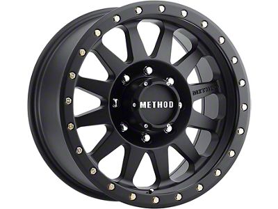 Method Race Wheels MR304 Double Standard Matte Black 8-Lug Wheel; 18x9; 18mm Offset (06-08 RAM 1500 Mega Cab)