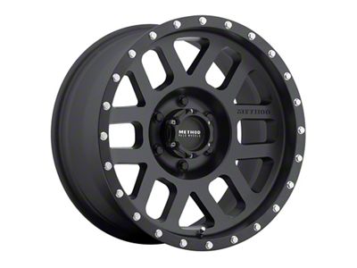 Method Race Wheels MR306 Mesh Matte Black 5-Lug Wheel; 17x8.5; 0mm Offset (09-18 RAM 1500)