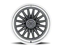Method Race Wheels MR803 Gloss Titanium with Machined Lip 8-Lug Wheel; 22x10; -18mm Offset (10-18 RAM 3500 SRW)