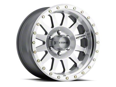 Method Race Wheels MR304 Double Standard Machined 6-Lug Wheel; 20x10; -18mm Offset (24-25 Ranger)