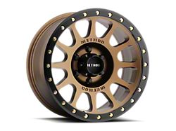 Method Race Wheels MR305 NV Bronze with Matte Black Lip 6-Lug Wheel; 17x8.5; 25mm Offset (24-26 Ranger)