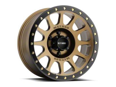 Method Race Wheels MR305 NV Bronze 6-Lug Wheel; 16x8; 0mm Offset (19-23 Ranger)