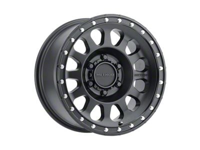 Method Race Wheels MR315 Matte Black 6-Lug Wheel; 17x8.5; 0mm Offset (19-23 Ranger)