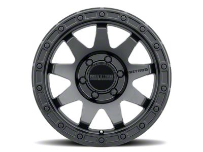 Method Race Wheels MR317 Matte Black 6-Lug Wheel; 17x9; -12mm Offset (24-26 Ranger)