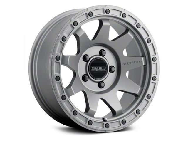 Method Race Wheels Ranger MR317 Matte Titanium 6-Lug Wheel; 18x9; 18mm ...