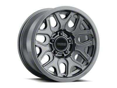 Method Race Wheels MR322 Gloss Titanium 6-Lug Wheel; 17x8.5; 0mm Offset (24-25 Ranger)