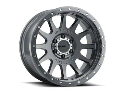Method Race Wheels MR605 NV Gloss Titanium 6-Lug Wheel; 20x10; -24mm Offset (24-25 Ranger)