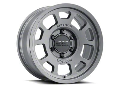Method Race Wheels MR705 Bead Grip Titanium 6-Lug Wheel; 17x8.5; 0mm Offset (24-25 Ranger)