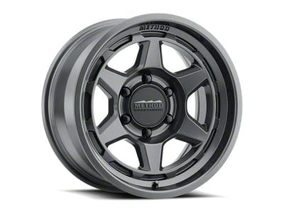 Method Race Wheels MR708 Bead Grip Gloss Titanium 6-Lug Wheel; 17x8.5; 0mm Offset (24-25 Ranger)