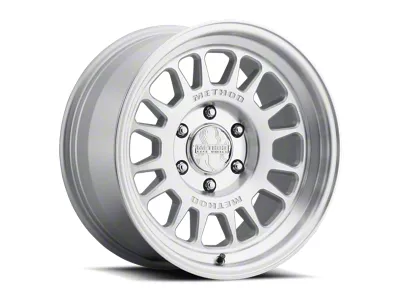 Method Race Wheels MR318 Machined Clear Coat 6-Lug Wheel; 17x8.5; 25mm Offset (14-18 Sierra 1500)