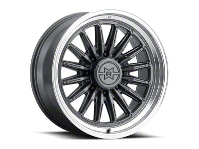 Method Race Wheels MR803 Gloss Titanium with Machined Lip 8-Lug Wheel; 20x9; -12mm Offset (07-10 Sierra 2500 HD)