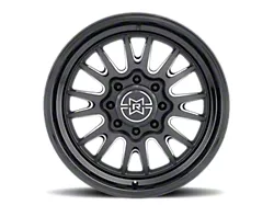 Method Race Wheels MR802 Double Black Milled 8-Lug Wheel; 20x10; -18mm Offset (20-25 Sierra 3500 HD SRW)