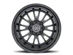Method Race Wheels MR802 Double Black Milled 8-Lug Wheel; 20x12; -40mm Offset (20-25 Sierra 3500 HD SRW)