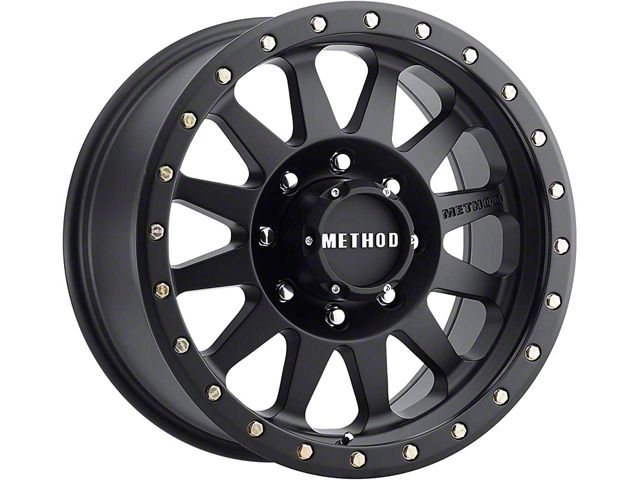 Method Race Wheels Silverado 2500 MR304 Double Standard Matte Black 8 ...