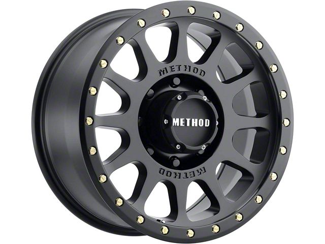 Method Race Wheels MR305 NV HD Matte Black 8-Lug Wheel; 18x9; 18mm Offset (20-24 Silverado 2500 HD)