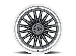 Method Race Wheels MR803 Gloss Titanium with Machined Lip 8-Lug Wheel; 20x9; -12mm Offset (20-26 Silverado 3500 HD SRW)
