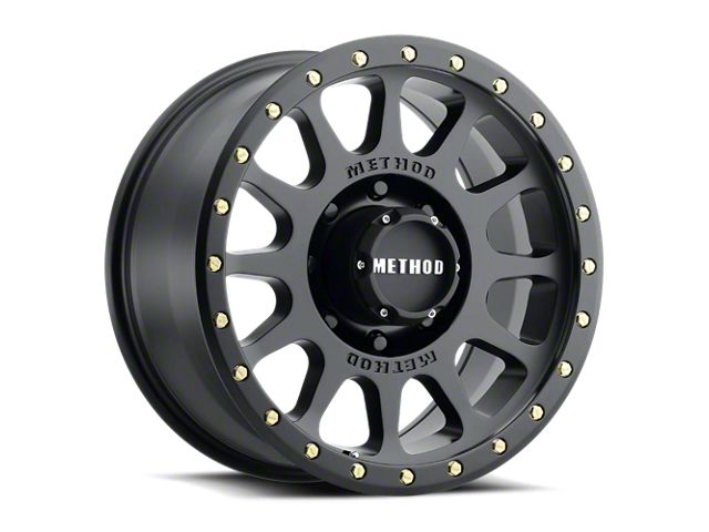 Method Race Wheels MR305 NV HD Matte Black 8-Lug Wheel; 18x9; 18mm Offset (17-22 F-250 Super Duty)