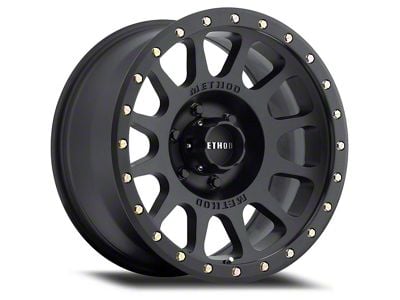 Method Race Wheels MR305 NV Matte Black 8-Lug Wheel; 17x8.5; 0mm Offset (17-22 F-250 Super Duty)