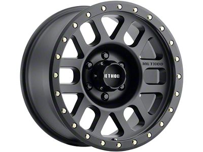 Method Race Wheels MR309 Grid Matte Black 6-Lug Wheel; 18x9; 0mm Offset (21-25 Tahoe)