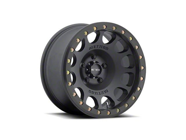 Method Race Wheels MR105 Beadlock Matte Black 6-Lug Wheel; 17x8.5; 0mm Offset (21-24 Yukon)