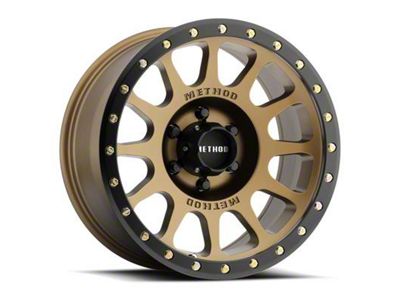 Method Race Wheels MR305 NV Bronze 6-Lug Wheel; 18x9; -12mm Offset (21-25 Yukon)