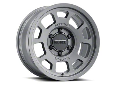 Method Race Wheels MR705 Bead Grip Titanium 6-Lug Wheel; 17x8.5; 0mm Offset (21-25 Yukon)