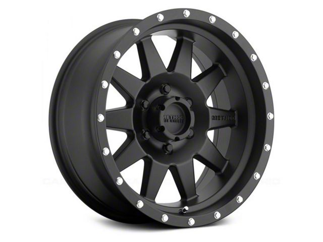 Method Race Wheels MR301 The Standard Matte Black 8-Lug Wheel; 17x8.5; 25mm Offset (06-08 RAM 1500 Mega Cab)