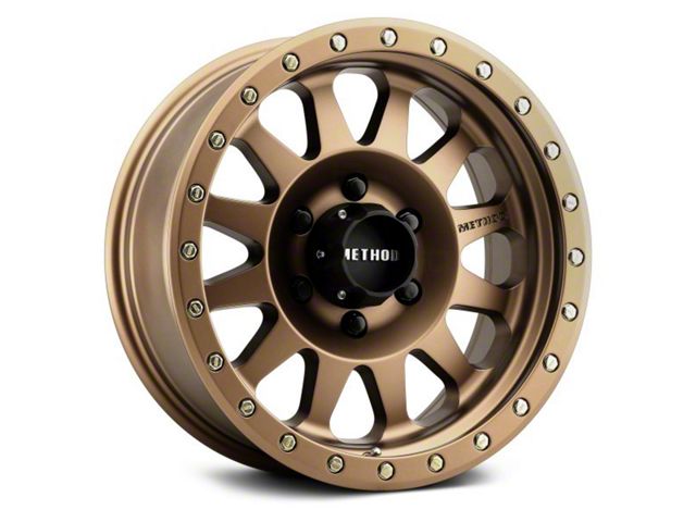 12in Method Rims Method Race Wheels RAM 1500 MR304 Double Standard Bronze 6-Lug Wheel ...