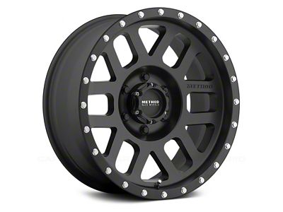 Method Race Wheels MR306 Mesh Matte Black 8-Lug Wheel; 18x9; -12mm Offset (06-08 RAM 1500 Mega Cab)